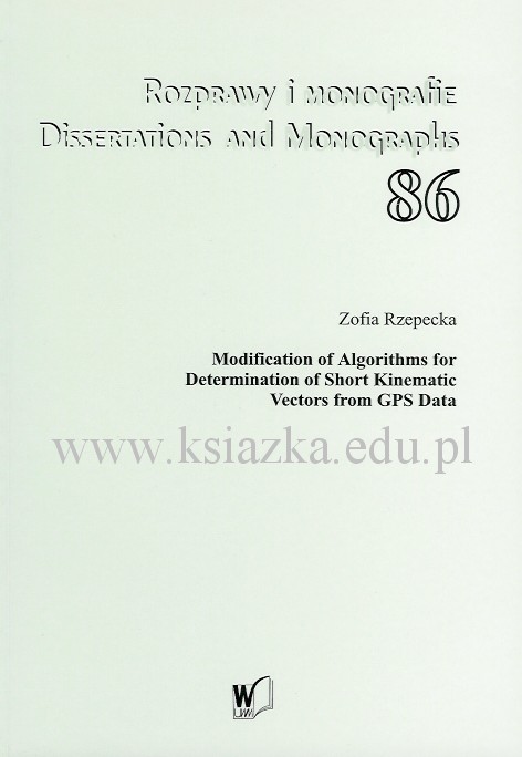Modification of Algorithms for Determination of Short Kinematic Vectors from GPS Data