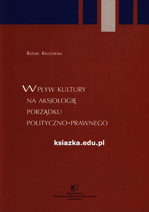 Wpływ kultury na aksjologię porządku polityczno-prawnego