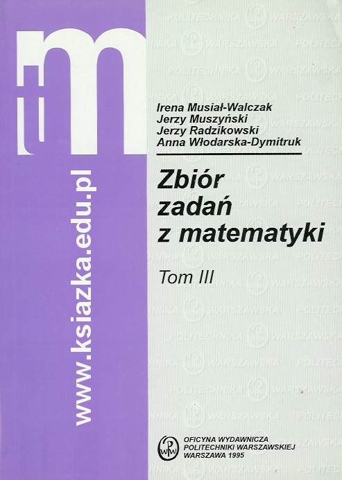 Zbiór zadań z matematyki, tom III